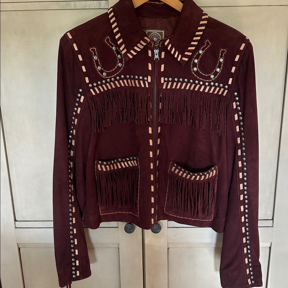 NWT Double D Ranch Double Luck Suede Jacket Size L - Picture 4 of 16